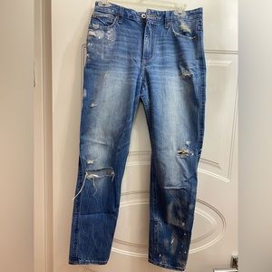 Abercrombie & Fitch Women’s Highrise Denim Jeans. Blue, Small.